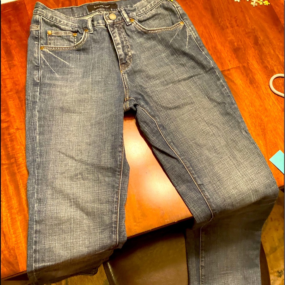calvin klein straight leg jeans